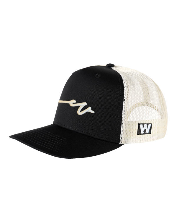 Sketchy Dub Trucker - Black / Ecru (transparent)