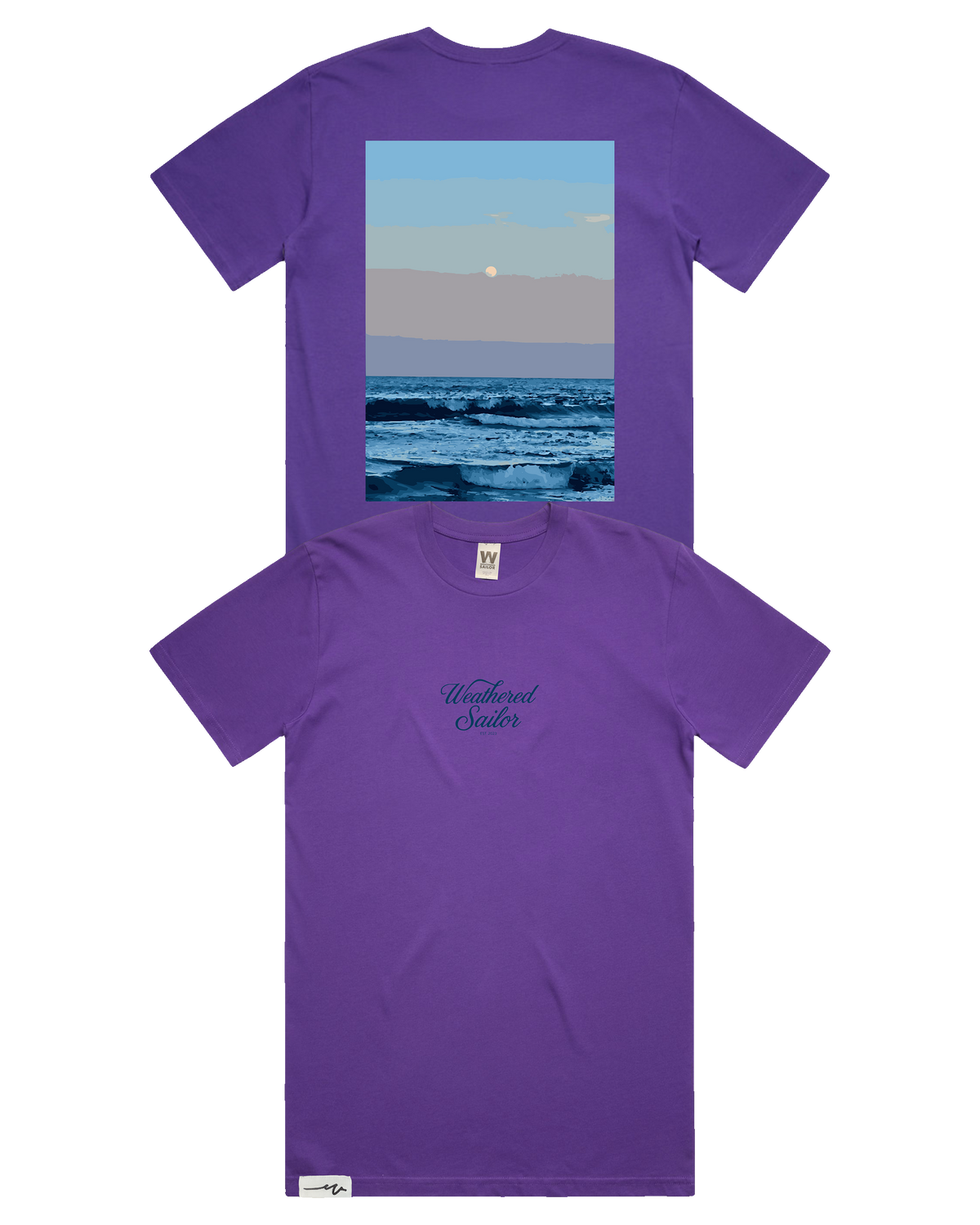 Balance Script Tee (transparent)