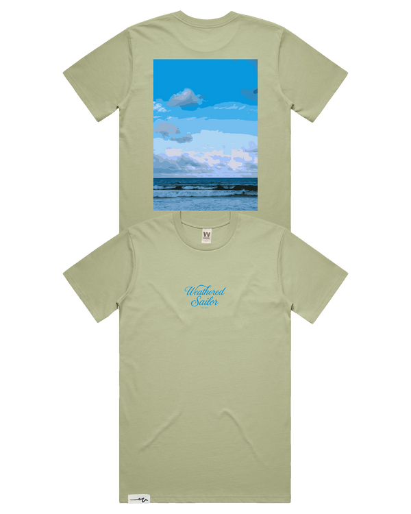 Becoming Script Tee (transparent)