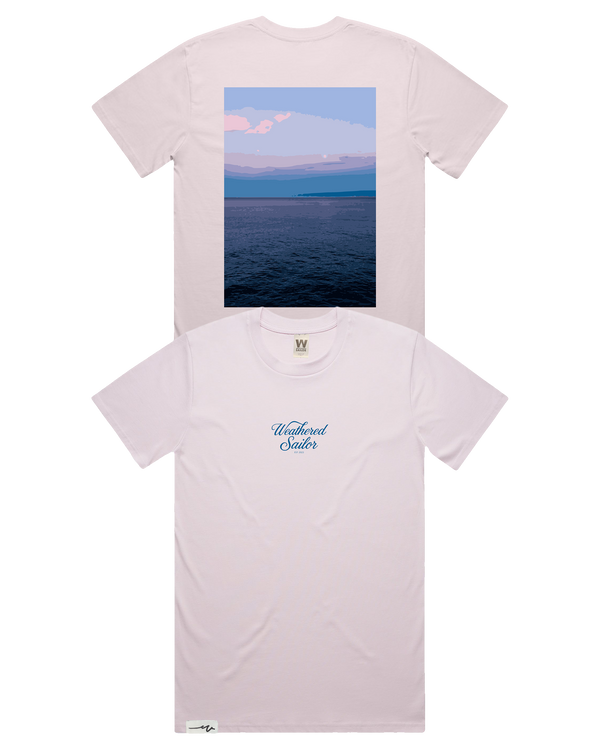 Calm Script Tee (transparent)