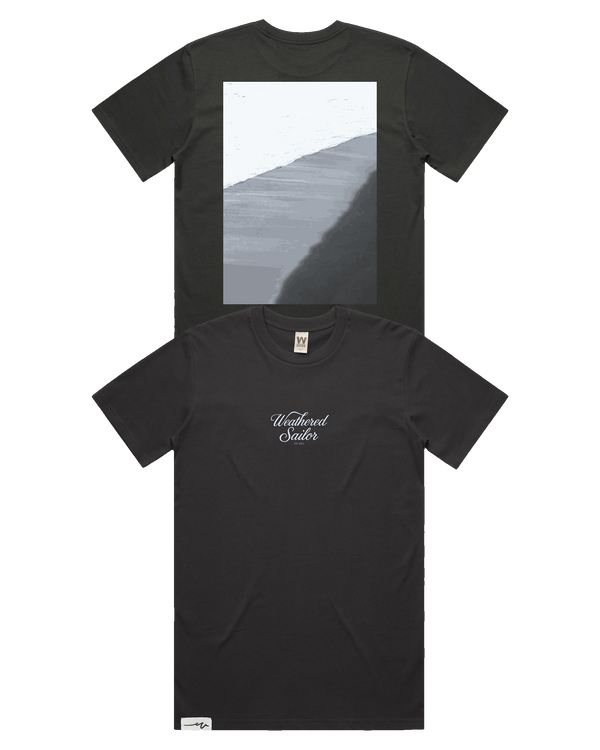 Edge Script Tee (transparent)