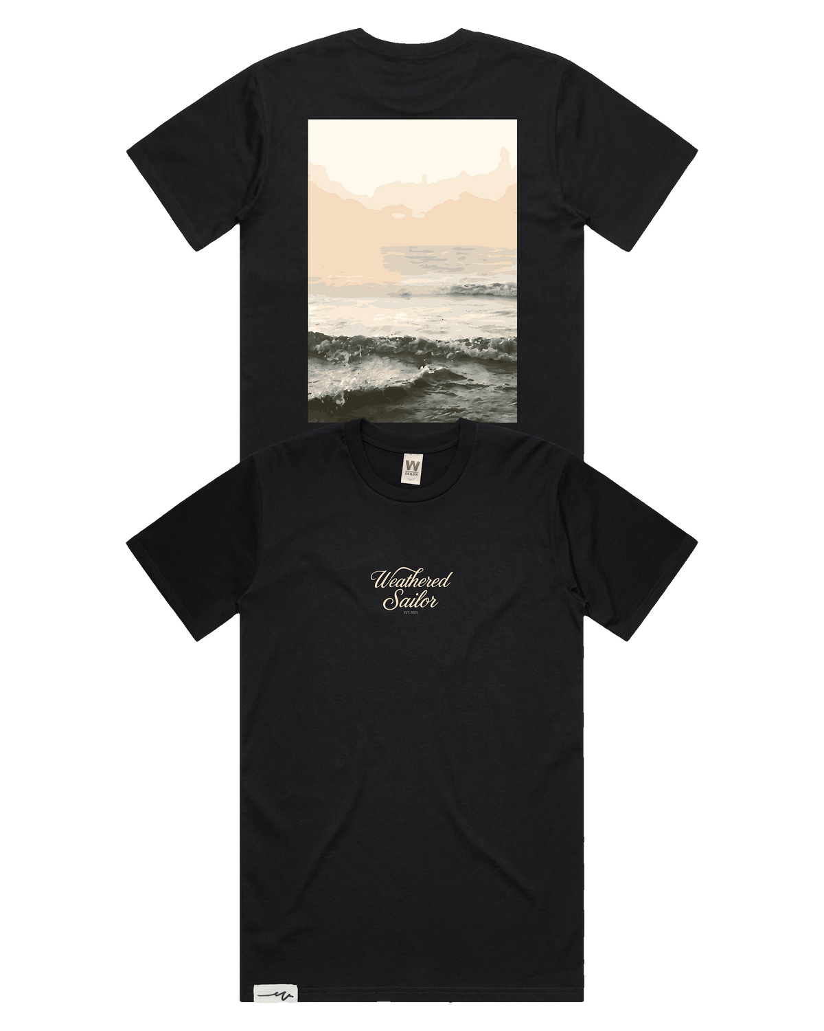Awakening Script Tee (transparent)