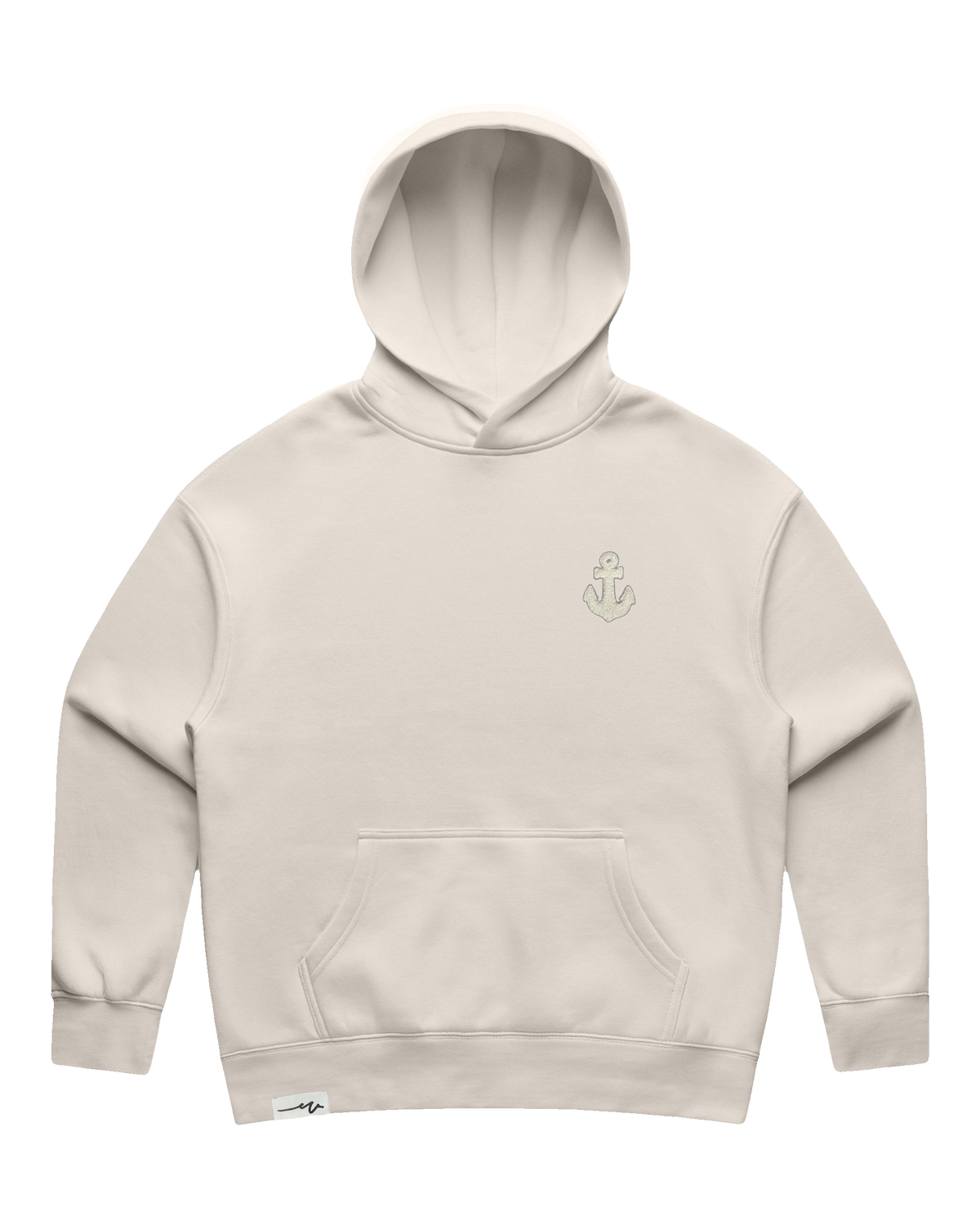 Lady Anchor Script Chillin Hoodie (transparent)