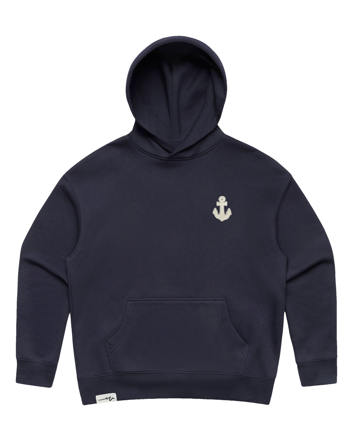 Lady Anchor Script Chillin Hoodie (transparent)