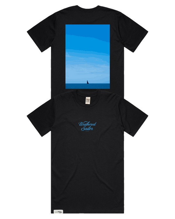 Solitary Script Tee (transparent)