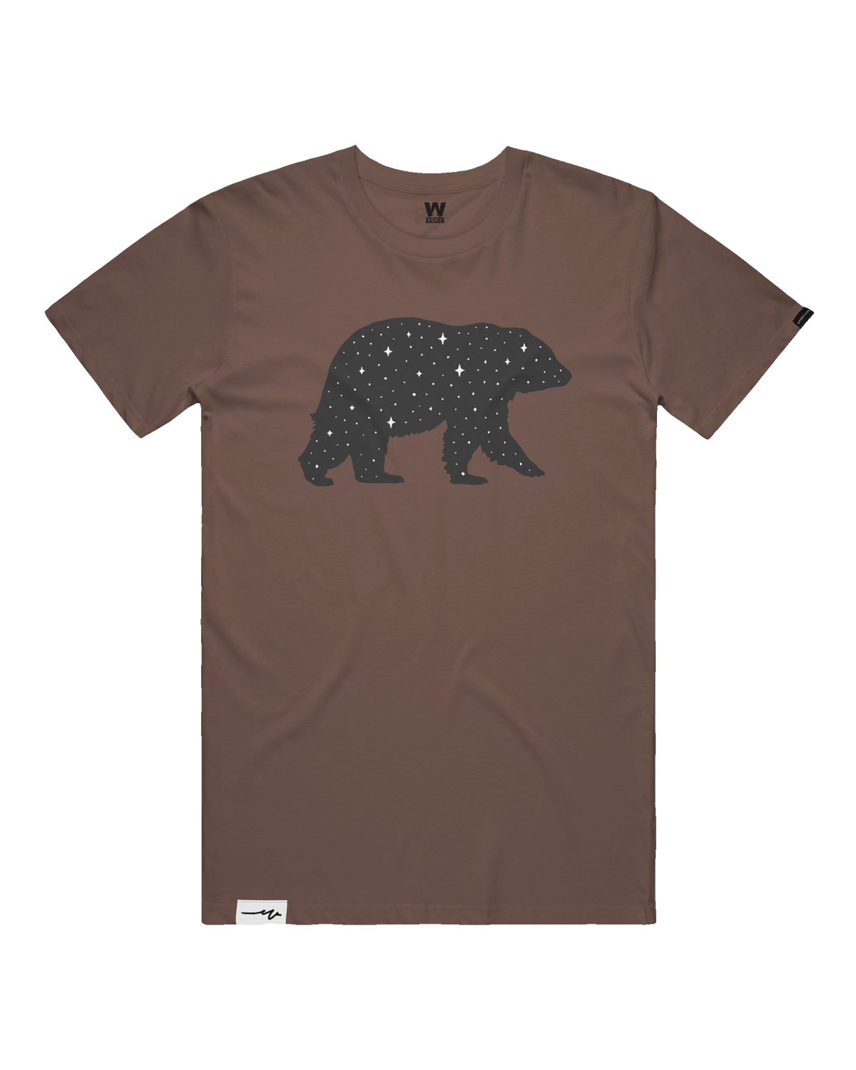 Starry Bear Tee (transparent)