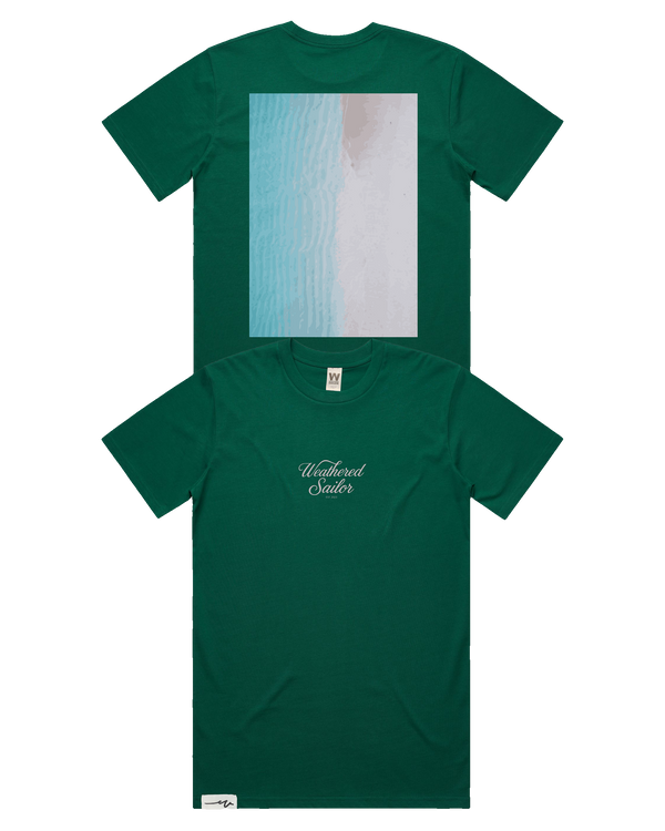 Whisper Script Tee (transparent)