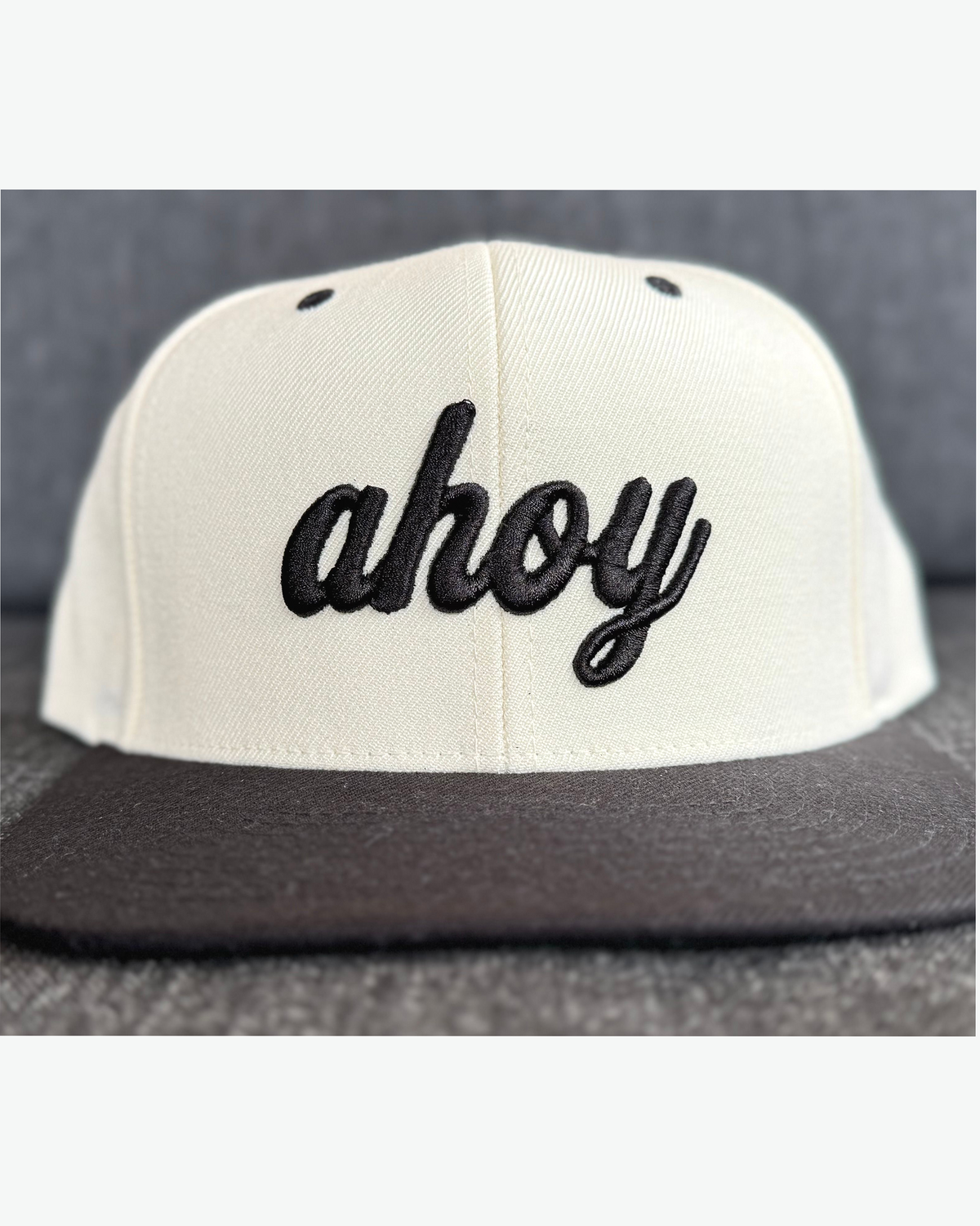 Ahoy Black Puff Flat Bill