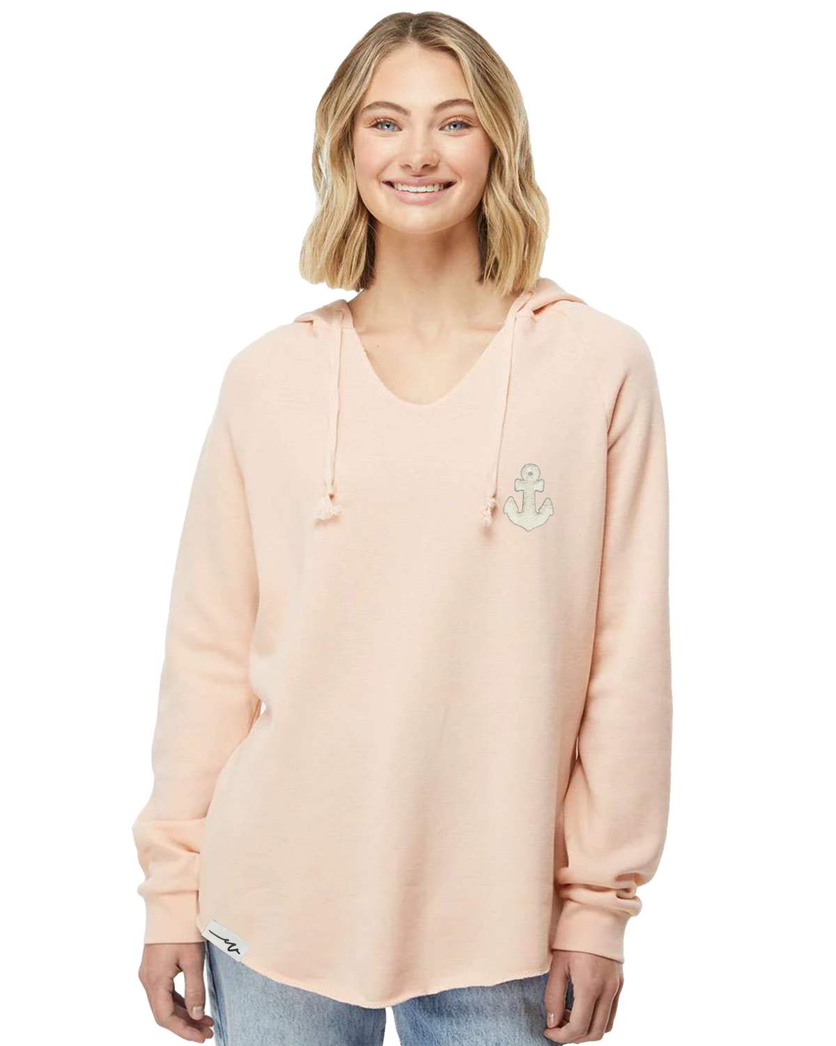 Chenille Anchor Lounger - Hoodie (transparent)