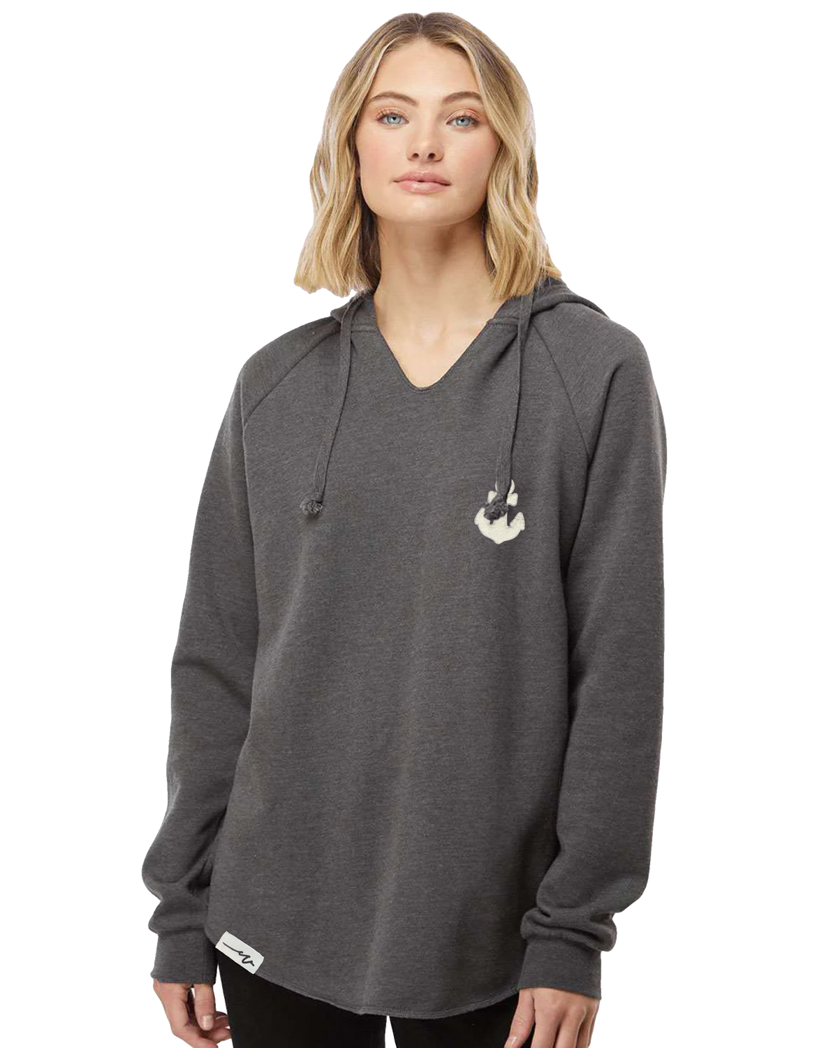 Chenille Anchor Lounger - Hoodie (transparent)