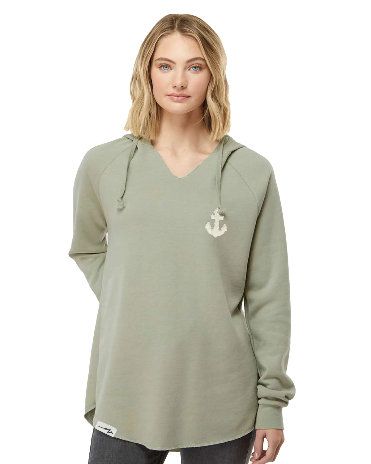 Chenille Anchor Lounger - Hoodie (transparent)