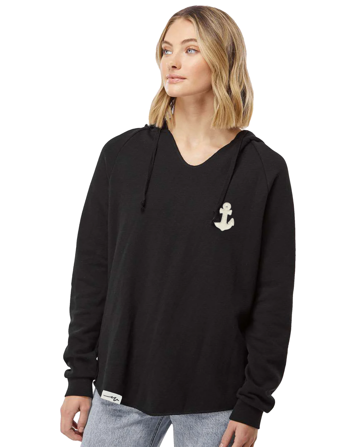 Chenille Anchor Lounger - Hoodie (transparent)