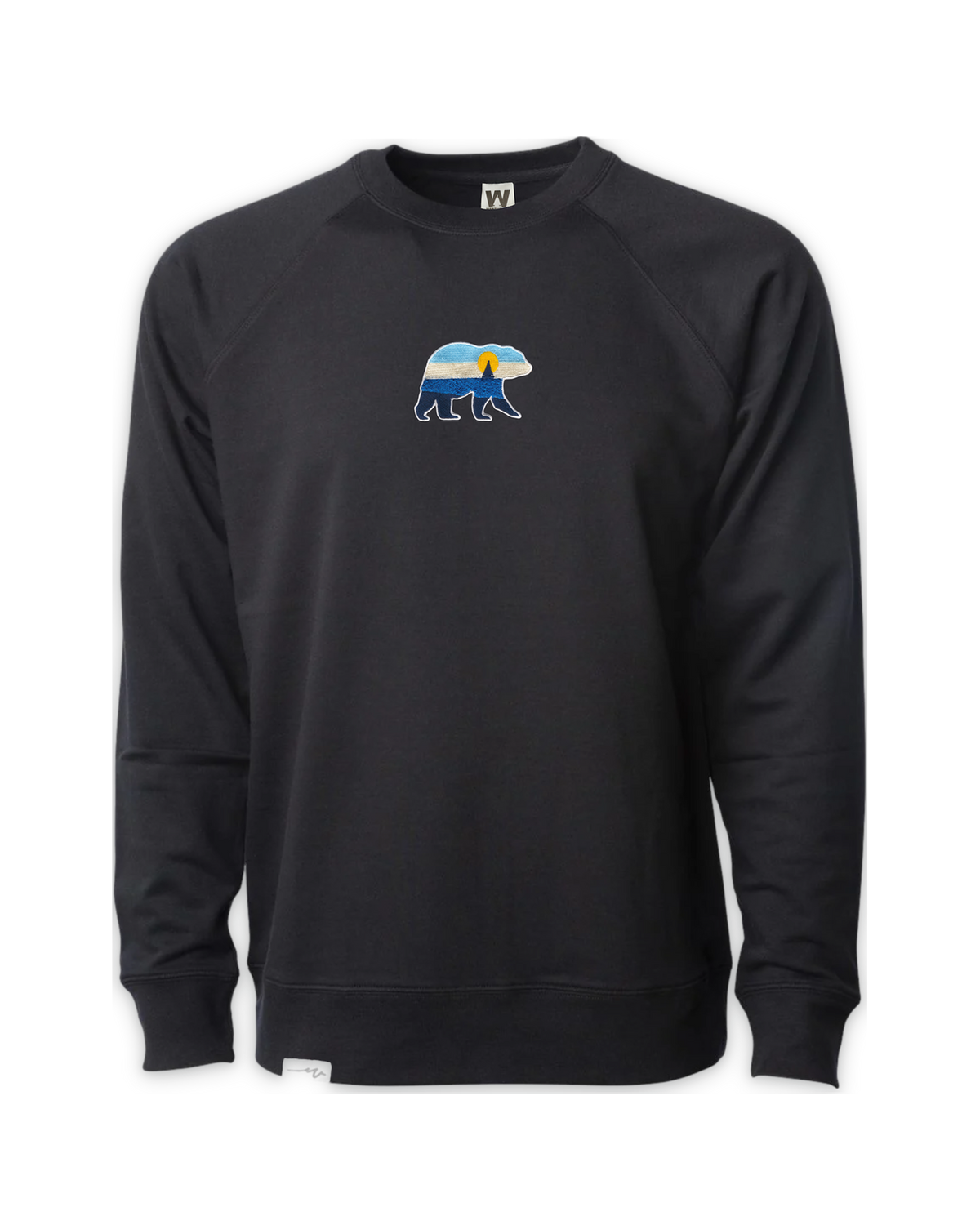 Light Bear At The Sea Crew — Black