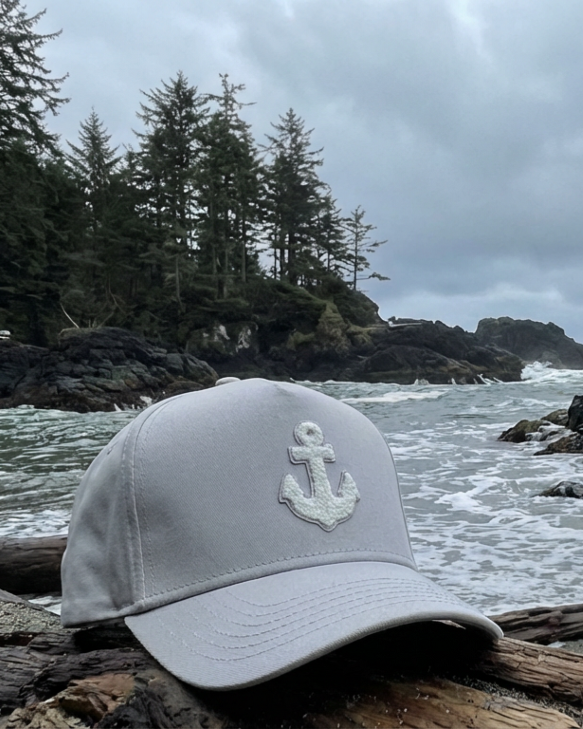 Anchor Nylon Curved Bill Cap