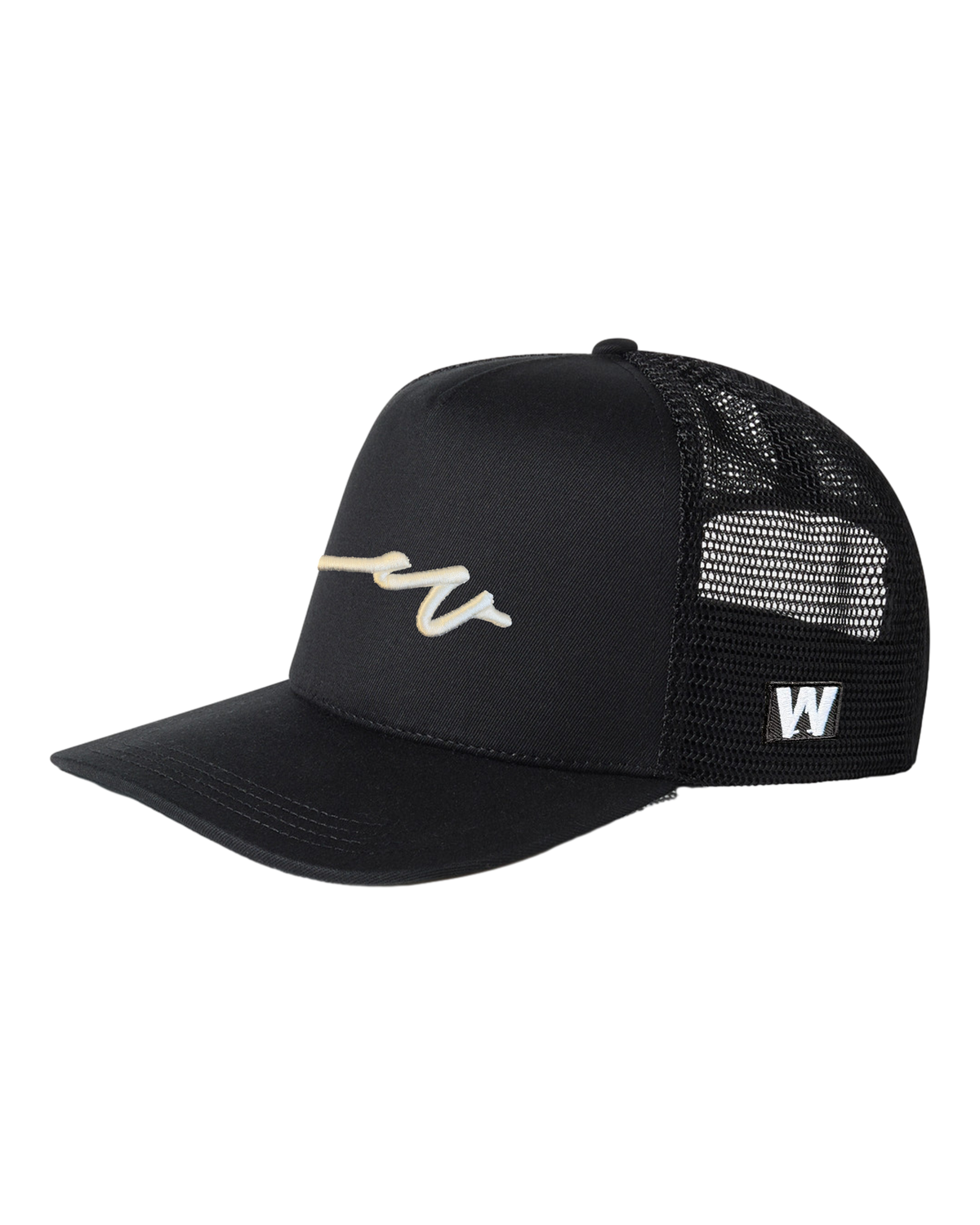 Sketchy Dub Solid Trucker - White Branding