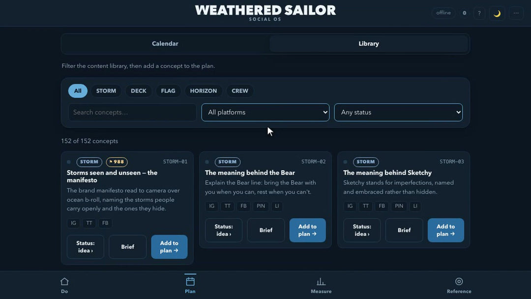 Building the Social OS — the Library (where every post starts)