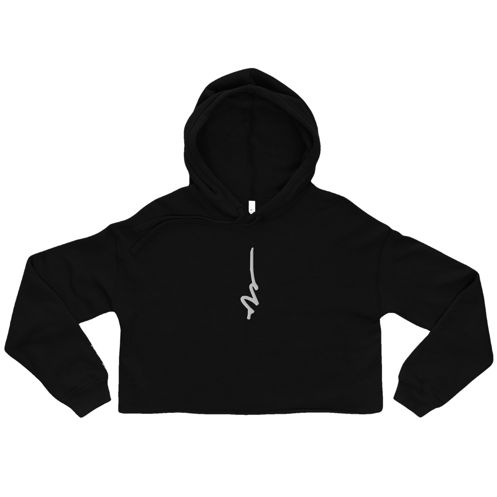 Crop Vertical Hoodie (transparent)