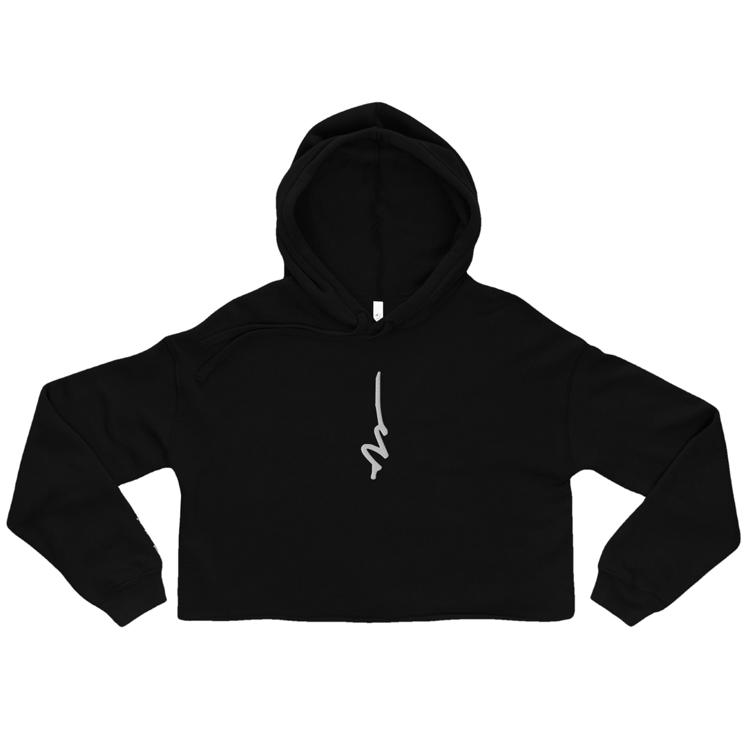 Crop Vertical Hoodie (transparent)