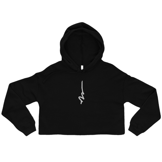 Crop Vertical Hoodie (transparent)