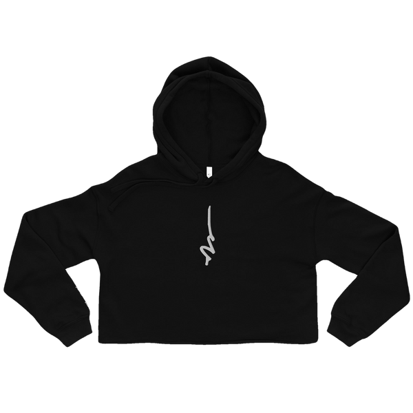 Crop Vertical Hoodie (transparent)