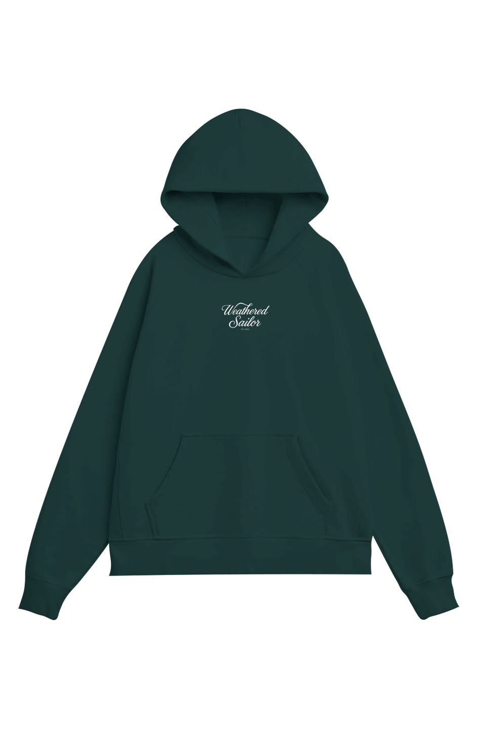 Script Heavy Organic French Terry Hood