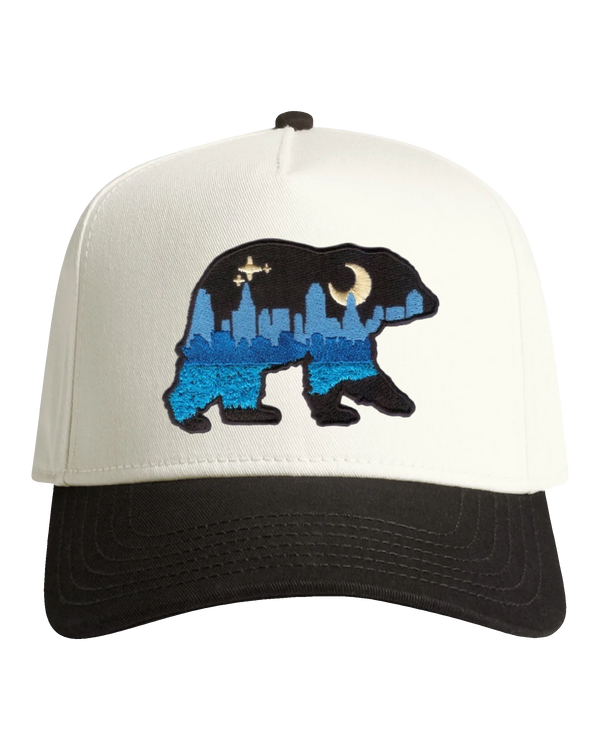 At The City Two-Tone Curved Cap