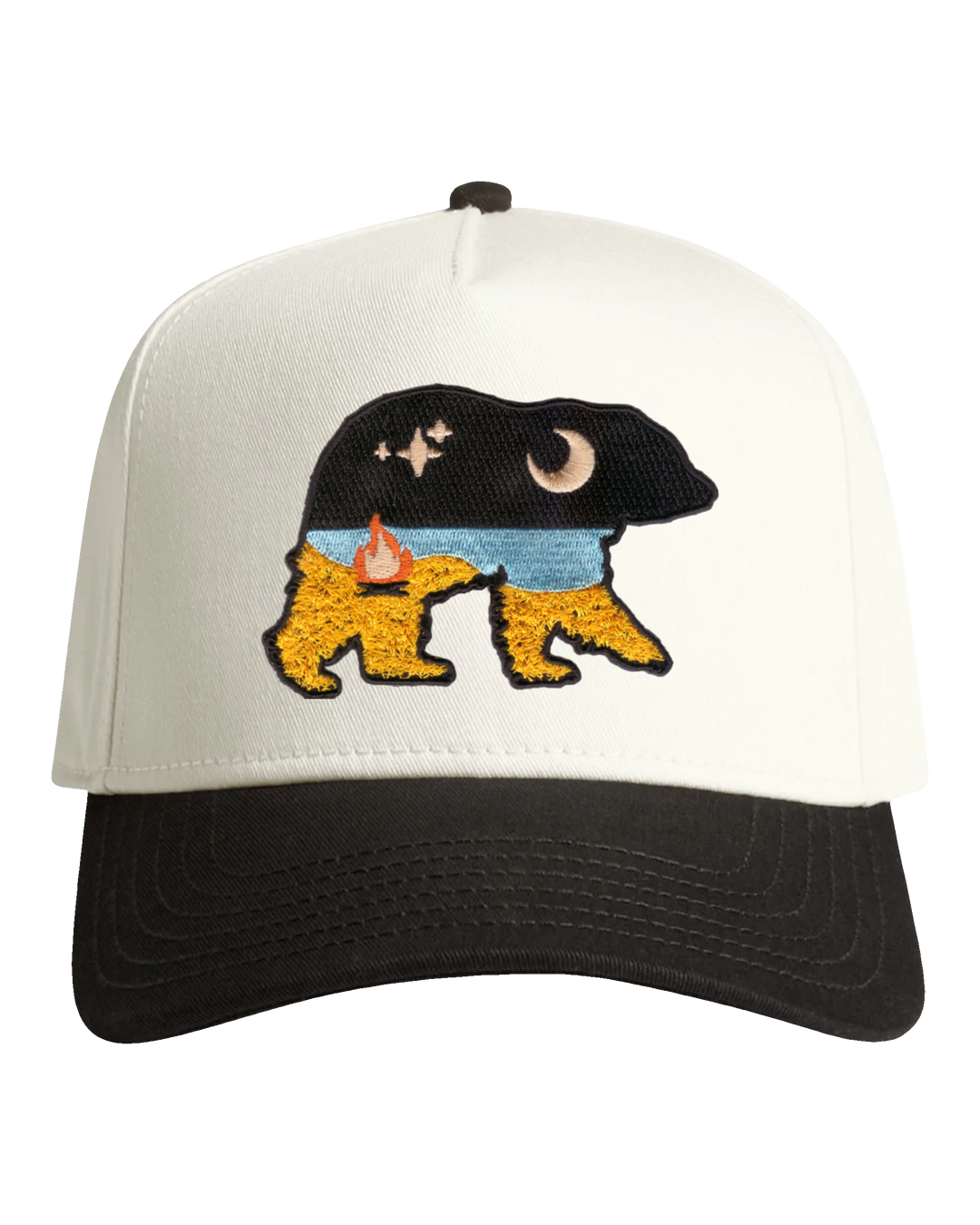 At The Fire Two-Tone Curved Cap (transparent)
