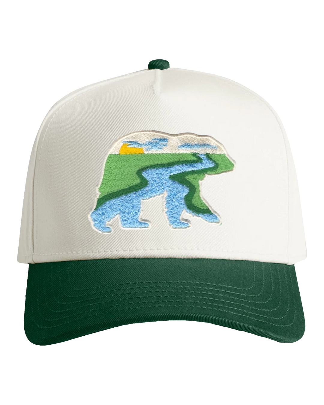 At The River Two-Tone Curved Cap (transparent)