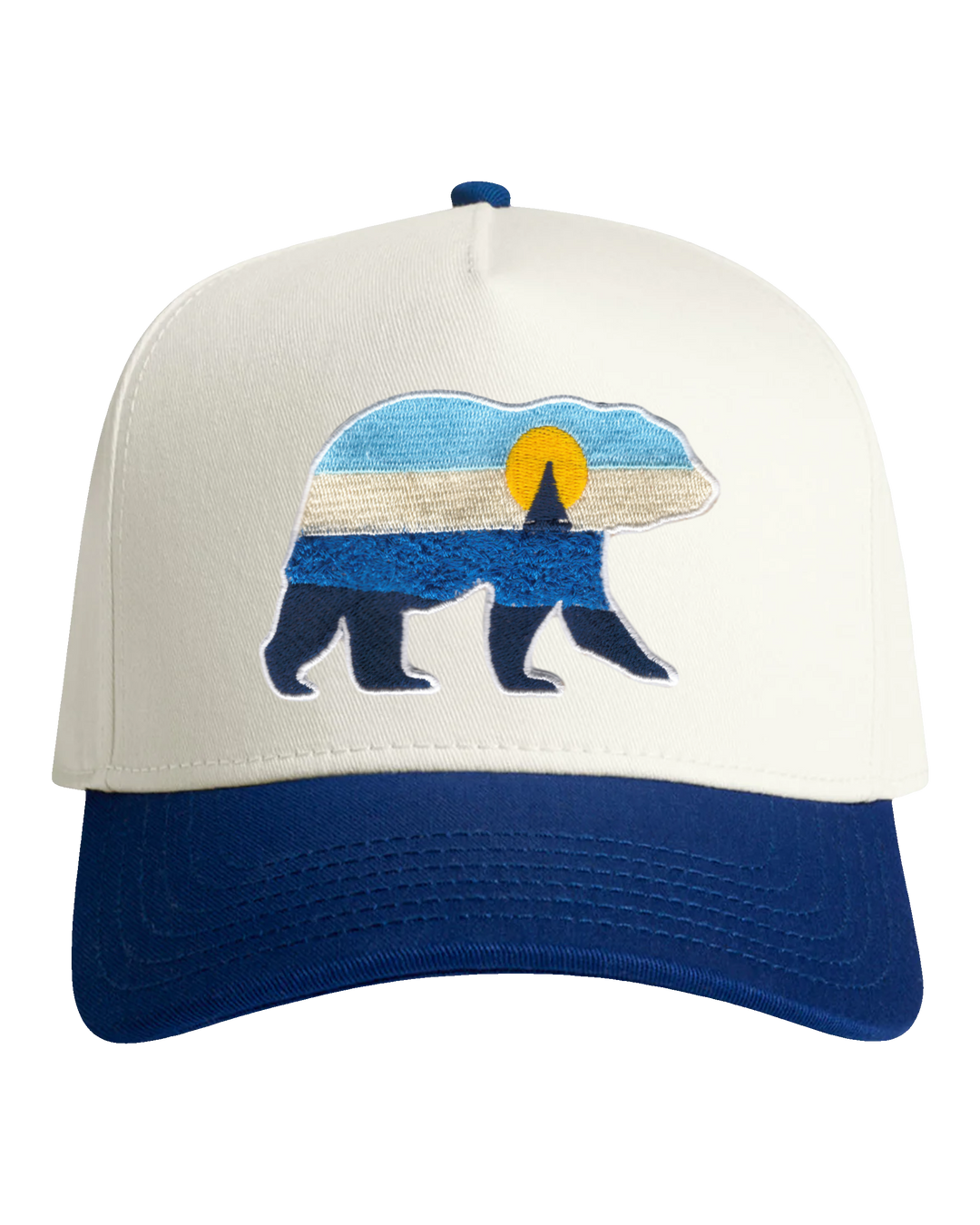 At The Sea Two-Tone Curved Cap (transparent)