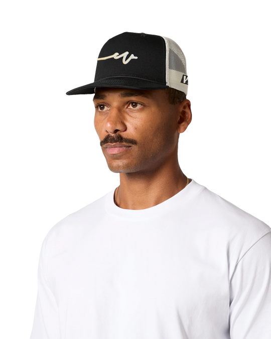 Sketchy Dub Trucker - Black / Ecru (transparent)