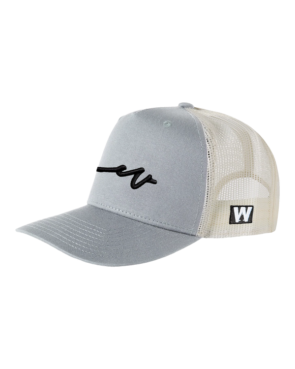 Sketchy Dub Trucker - Smoke / Ecru (transparent)