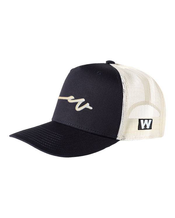 Sketchy Dub Trucker - Navy / Ecru (transparent)