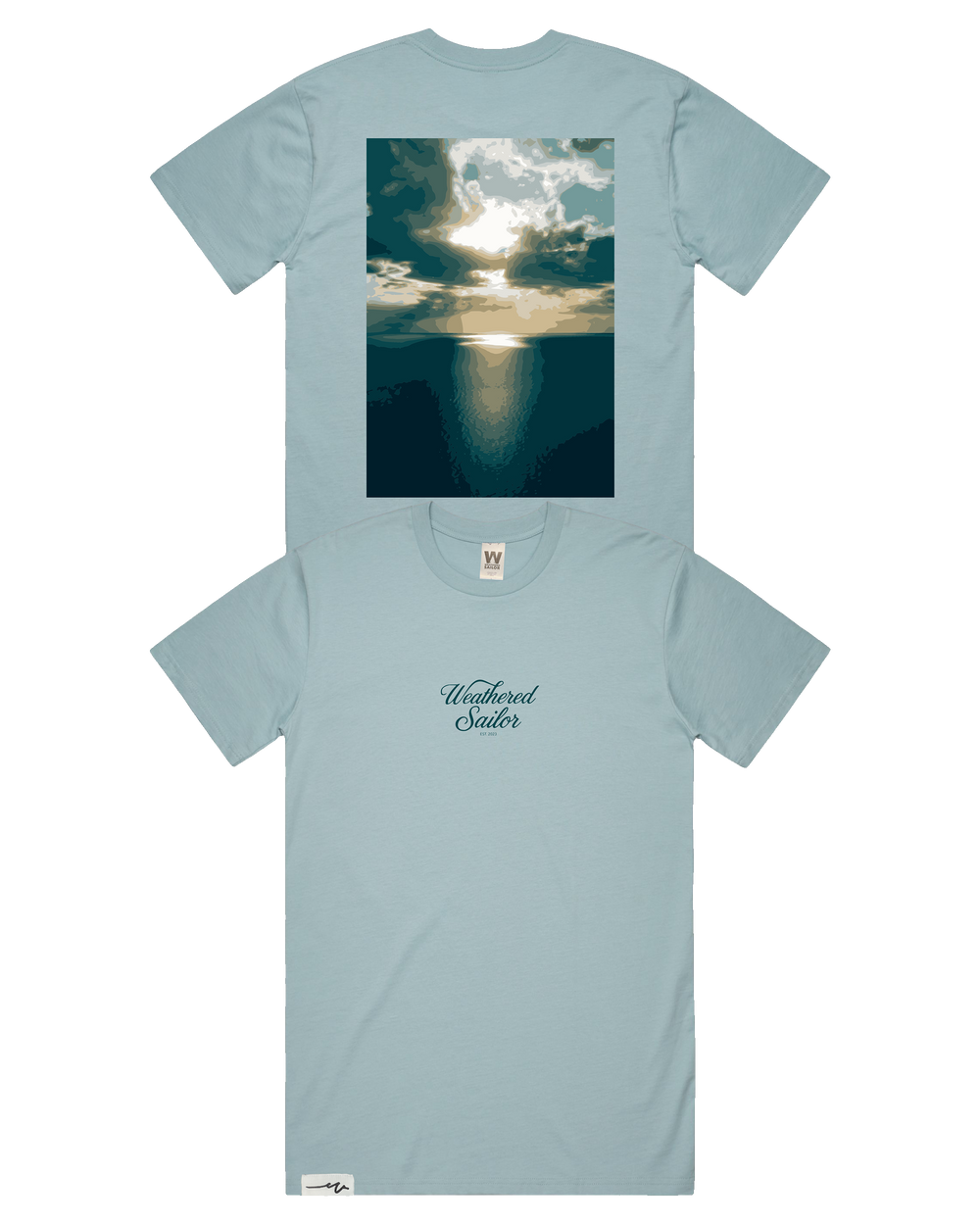 Ascend Script Tee (transparent)