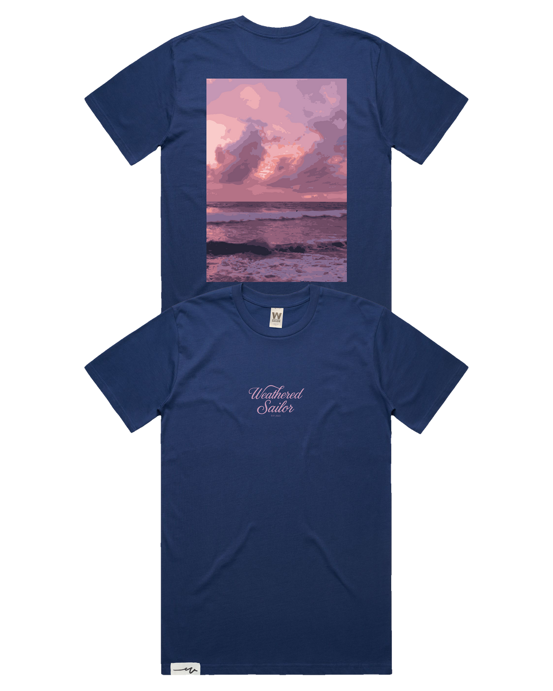 Ash Script Tee (transparent)