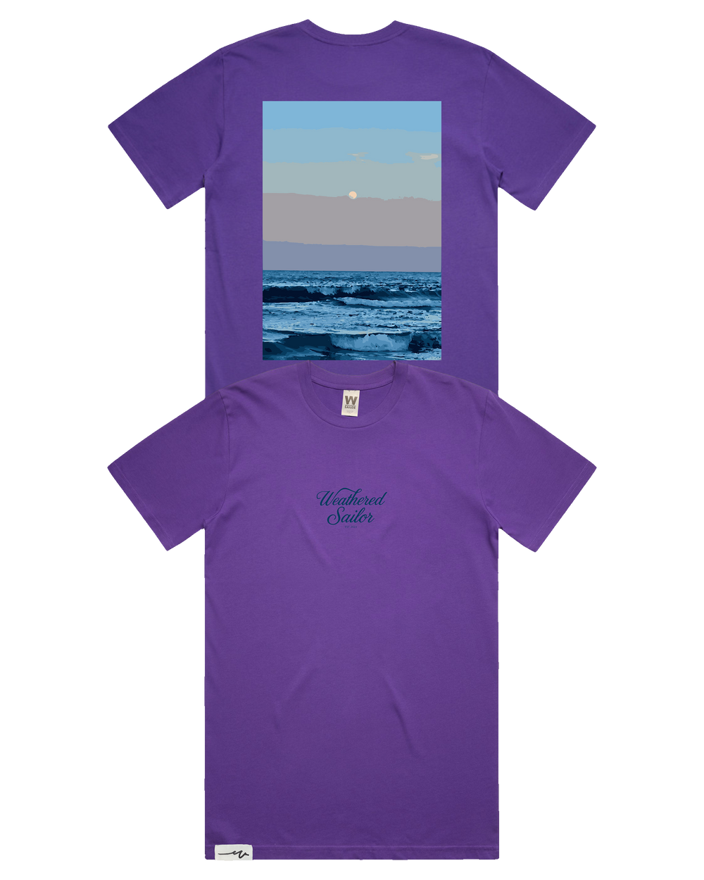Balance Script Tee (transparent)