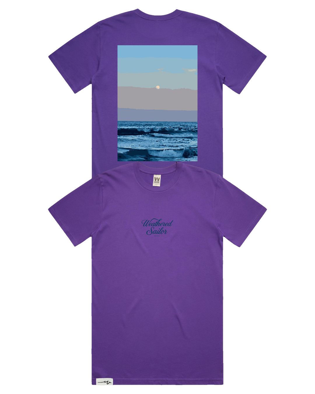 Balance Script Tee (transparent)