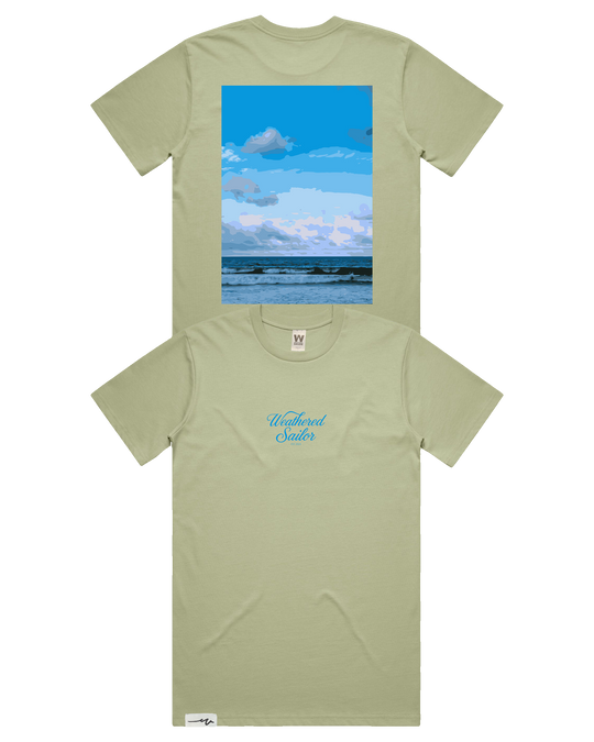 Becoming Script Tee (transparent)
