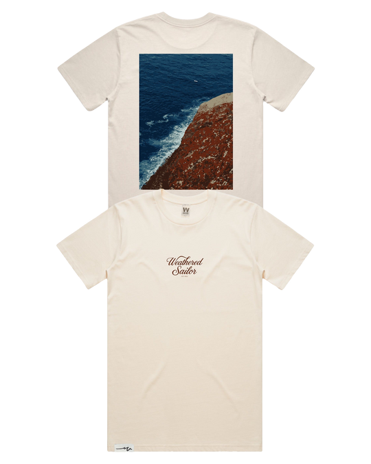 Brink Script Tee (transparent)