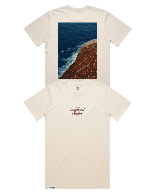 Brink Script Tee (transparent)
