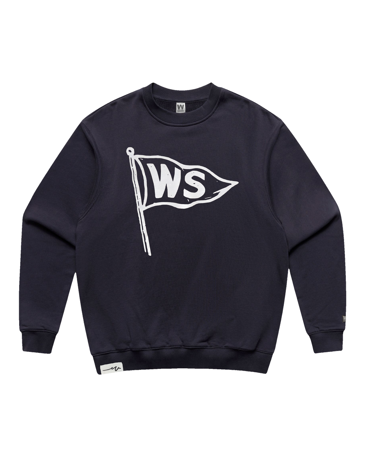 Burgee Heavy Terry Crew (transparent)