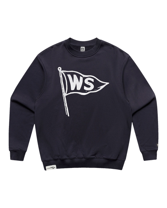 Burgee Heavy Terry Crew (transparent)