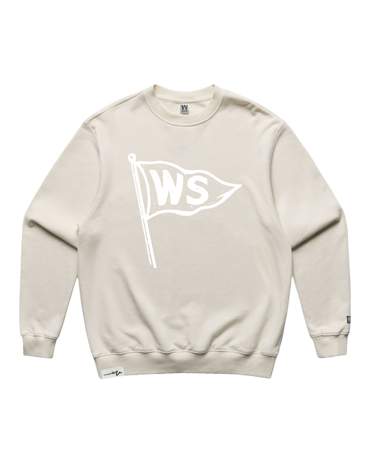 Burgee Heavy Terry Crew (transparent)