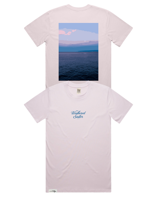 Calm Script Tee (transparent)