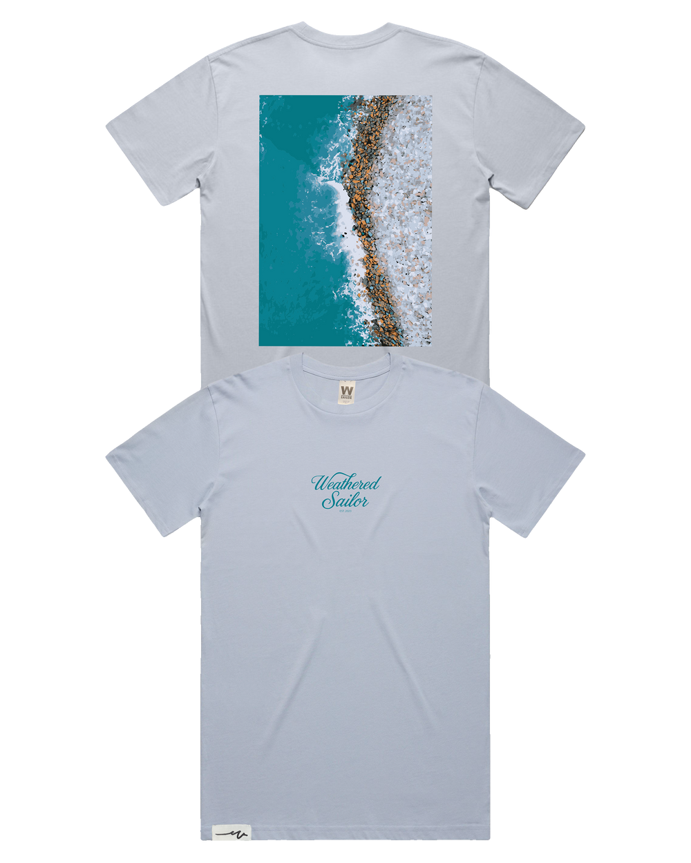 Confluence Script Tee (transparent)
