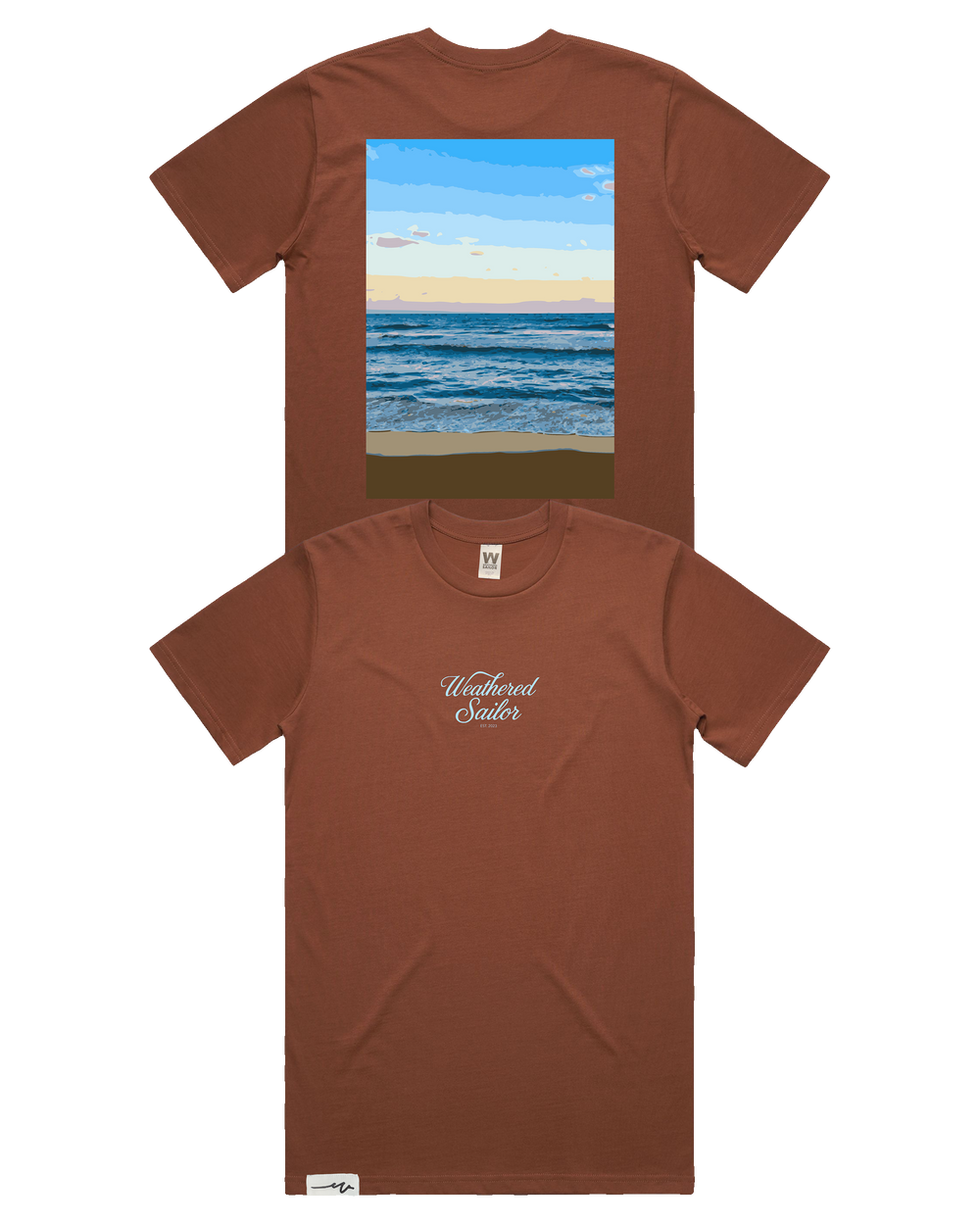 Ease Script Tee (transparent)