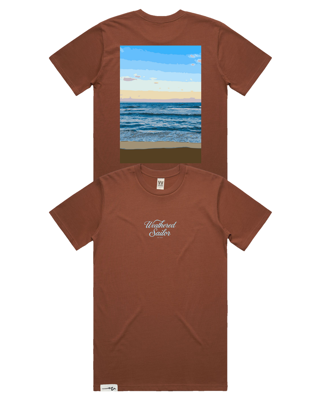 Ease Script Tee (transparent)