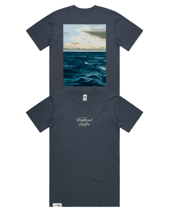 Endure Script Tee (transparent)