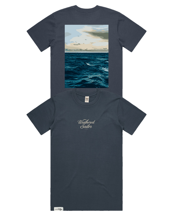 Endure Script Tee (transparent)