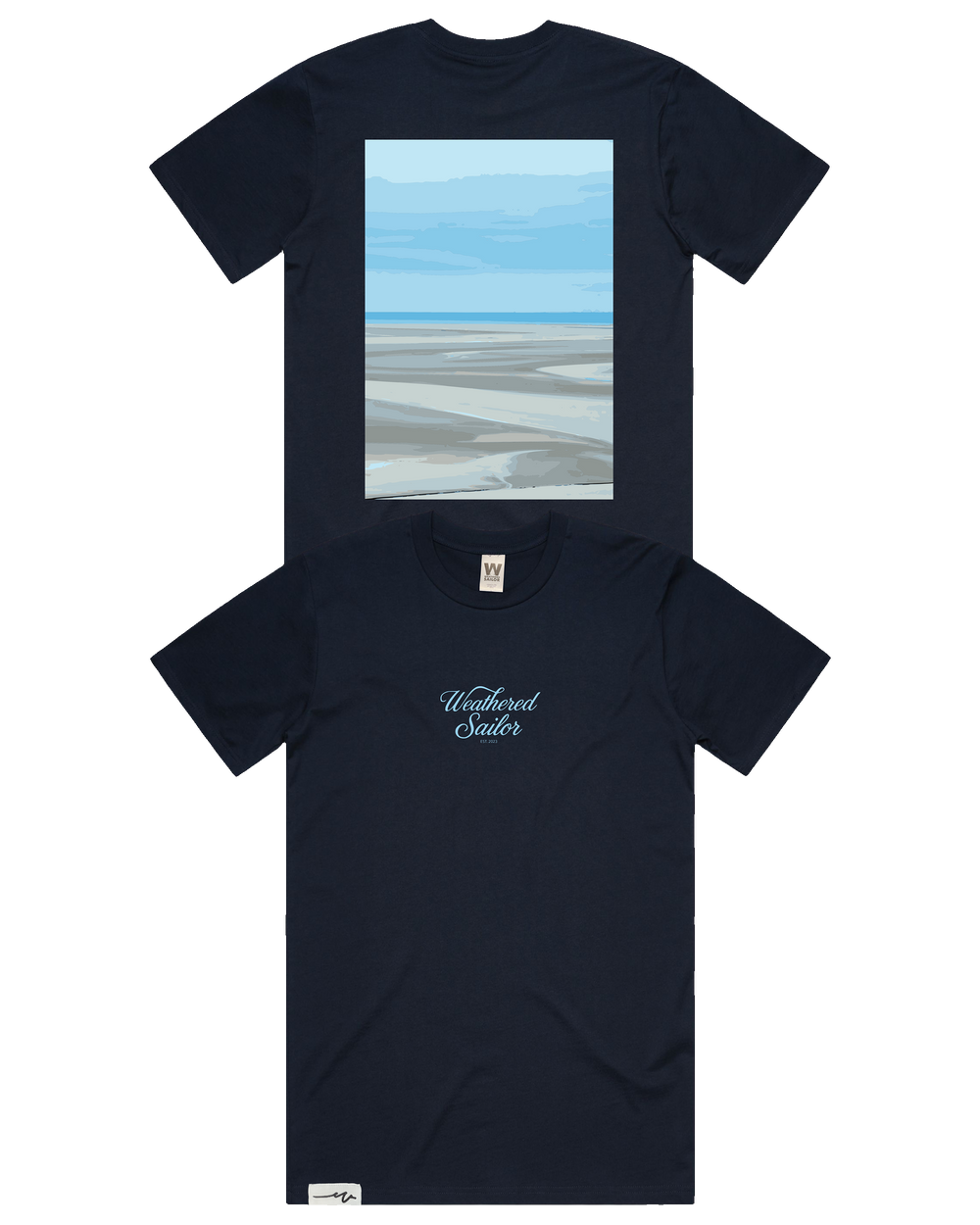 Expanse Script Tee (transparent)