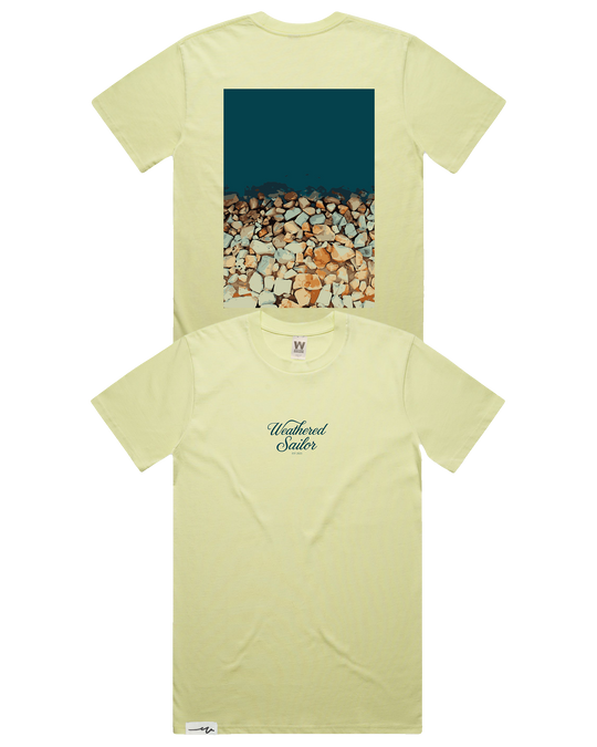 Grounded Script Tee (transparent)